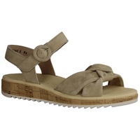 Paul Green Veloursleder Sandale, beige, 4.5