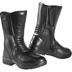 Bogotto Tour wasserdichte Motorradstiefel, schwarz, Größe 42 für Männer