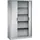Certeo Omnispace Rollladenschrank 120 x 42 x 198 cm silber