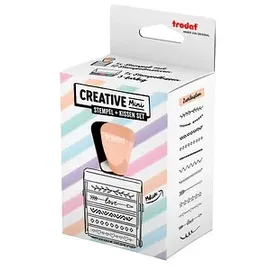 Trodat Creative Mini Motivstempel Zierleisten 30 x 5 mm, 1 St.