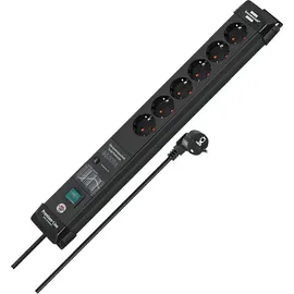 Brennenstuhl Premium-Line 6-fach 3 m schwarz