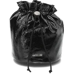 Schwarze Rucksack Big Star Modische Beuteltasche, universal