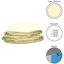Waterman Poolfolie Rundbecken Sandfarben 300x110 cm