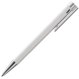 Lamy Kugelschreiber logo M+ weiß, Schreibfarbe: blau,