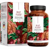 Blutfluss Nattokinase-Komplex mit Arginin und Citrullin - Farbe entspricht Produktbild