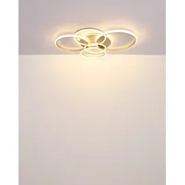 GLOBO LED-Deckenleuchte Lorelei champagnerfarben