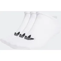 Adidas Trefoil Liner Socken, 3 Paar White / Black