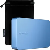 Toshiba Canvio Flex 4 TB USB-C Blau Metallic
