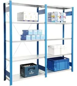 Regalwerk BERT-Standardregal für Lager Anbaufeld LR 3000  HxBxT 3000x1005x500 mm