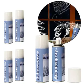 Cepewa Schneespray im 6er Set 111ml Dekoschnee Streuschnee Kunstschnee Weihnachten (2 x 3er Set Schneespray)