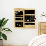 Schmuckschrank Mit Spiegel Wandmontage 37,5x10x67 Cm
