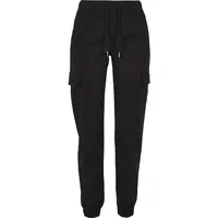 URBAN CLASSICS High Waist Cargohose Schwarz XL