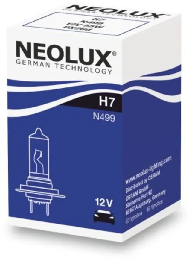 Ampoule halogène NEOLUX H7 12V, 55W