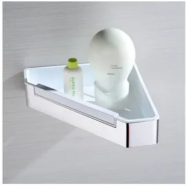 Bernstein Eck-Duschkorb DK719 Edelstahl mit Duschabzieher Chrom