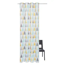 OTTO home Verdunkelungsvorhang OTTO HOME "Dreieck" Gr. 1, bunt, B:135cm H:145cm, Polyester, Gardinen, einseitig mit Dreiecken bedruckte Kindergardine, blickdicht