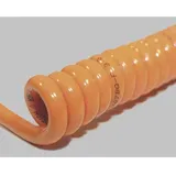 BKL Electronic 1506132 Spiralkabel H07BQ-F 1200mm / 4800mm 5G 2.50mm2 Orange 1St. (4.80 m)