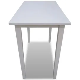 vidaXL Bartisch 60 x 75 cm Weiß