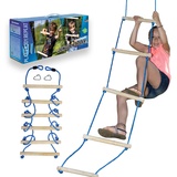 Donic Schildkröt Schildkröt 970713 - Jungle Ladder Strickleiter, 250cm, Jungle Line-Hindernis