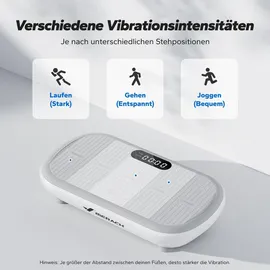 Merach Vibrationsplatte Rosa