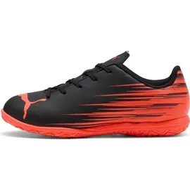 Puma ATTACANTO II IT JR Fußballschuh, schwarz-Leuchtend rot, 1.5 UK - 34