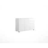 Composad Kommode Espresso Dekor Weiß