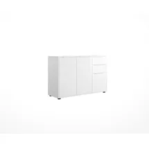 Composad Kommode Espresso Dekor Weiß