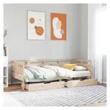 vidaXL Tagesbett 90 x 190 cm Beige