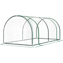 Outsunny Gewächshaus Metall Grün Folie 100 mm 2 m2