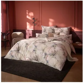 Estella Bettwäsche Estella Mako-Satin Bettwäsche 155x220 Amira rosa Blumen Blütenmeer, Mako-Satin, 2 teilig, für Sommer und Winter rosa