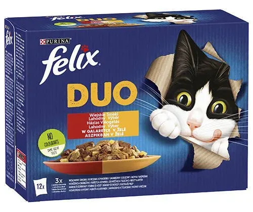 FELIX Duo Countryside Aromen in Gelee; 12x85g (Rabatt für Stammkunden 3%)