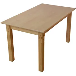 möbel direkt online Massivholz-Esstisch 160x80 cm "Bosse"