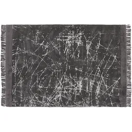 Beliani Teppich Hanli Dunkelgrau 160 x 230 cm