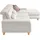 Set One by Musterring Eckcouch Cord 3-Sitzer Grau