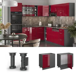 Vicco Eckunterschrank R-Line 86 x 46 x 81,5 cm Weiß