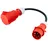 Unitec CEE Adapterleitung, 16/32A 0.5 m Kabel, H07RN-F5G2.5qmm