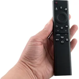 azurano Fernbedienung für SAMSUNG BN59-01385B, BN59-01385A, TM2280E mit VOICE - Sprachfunktion - u.A. für GQ43QN90 GQ43QN92 GQ43QN93 GQ43QN94 GQ5... - Schwarz