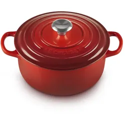 Le Creuset Gusseisen Topf 20 cm kirschrot