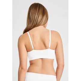 Jockey Bralette JOCKEY "Soft Stretch Lace", Damen, Gr. L, N-Gr, weiß, Jersey, Obermaterial: 92% Polyamid, 8% Elasthan, unifarben, bequem, BHs Bralette, verstellbare Träger für eine anpassbare Passform