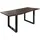 Massivmoebel24 Baumtisch 220 x 76 x 100 cm grau