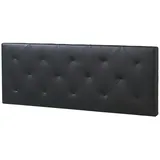 VS Venta-stock Polsterbett Kopfteil Rombo 150x60 Cm Schwarz