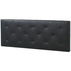 VS Venta-stock Polsterbett Kopfteil Rombo 150x60 Cm Schwarz