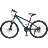 ARBGO 26 Zoll Mountainbike, Premium Mountainbike, Fahrrad für Jungen Mädchen Damen und Herren Scheibenbremse vorne und hinten Verstellbarer Sitz 21 Gang Schaltung Vollfederung