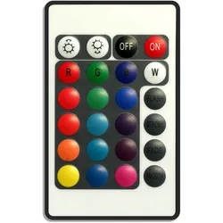 Nanoxia NXRGBC, Kabellos, Schwarz, Weiß, Tasten, IR Wireless, 12 V, 3x 2 A