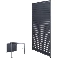 MCW Lamellenwand für Pergola MCW-P65 2 Stück 0,90 x 2,20 m Anthrazit