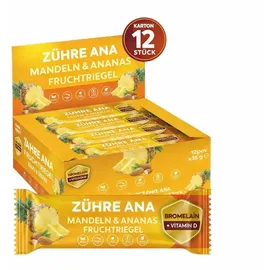 Zühre Ana Fruchtriegel mit Mandel und Ananas 12 x 35 g