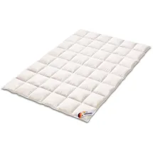 Künsemüller Microfaserbettdecke Finesse Warm 135x200 cm, Daunen-Feeling durch modernste Fasertechnologie - Weiß