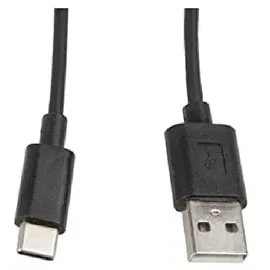 LANBERG CA-USBO-10CC-0010-BK USB 2.0 A-Stecker auf USB Type-C Stecker Kabel, 1m schwarz