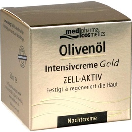 DR. THEISS NATURWAREN Olivenöl Intensivcreme Gold Zell-Aktiv Nachtpflege 50 ml