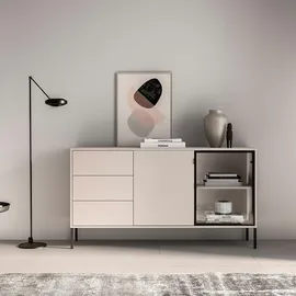 petits-meubles Buffet Paige 160 x 0 x 0 Kaschmir/Schwarz