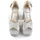 Buffalo High-Heel-Pumps BUFFALO "Buffalo Cross -Vegan Glitter", Damen, Gr. 38, silber, Kunstfaser, unifarben, Schuhe